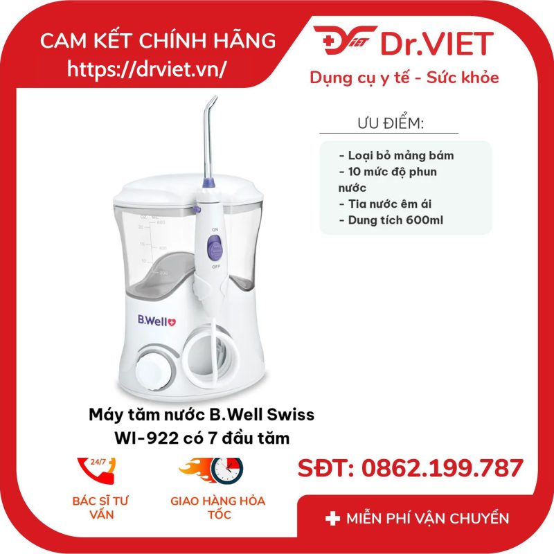 Máy tăm nước B.Well Swiss WI-922