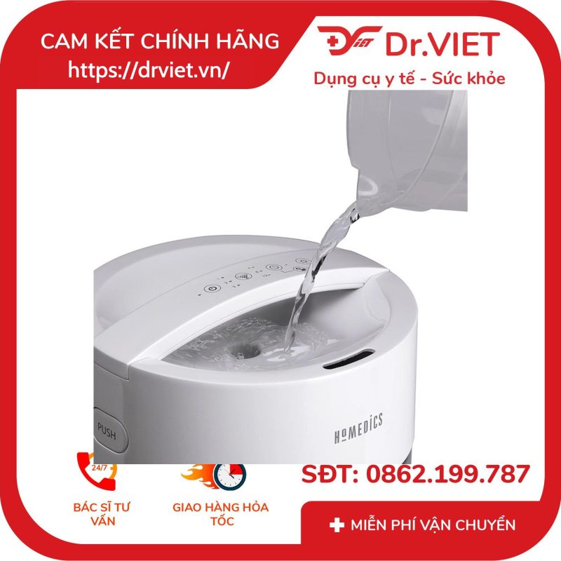 Máy tạo ẩm công nghệ siêu âm kèm đèn UV-C diệt khuẩn Homedics UHE-CMTF45 10 Máy tạo ẩm công nghệ siêu âm kèm đèn UV-C diệt khuẩn Homedics UHE-CMTF45