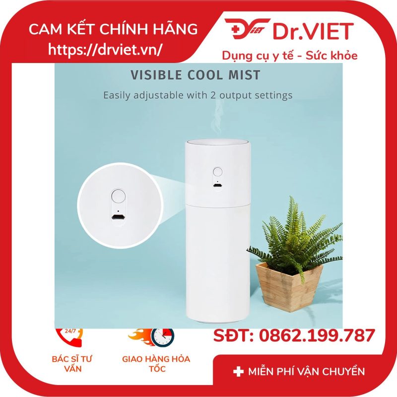Máy tạo ẩm mini công nghệ siêu âm Homedics UHE-CMP15-WT 14 Máy tạo ẩm mini công nghệ siêu âm Homedics UHE-CMP15-WT