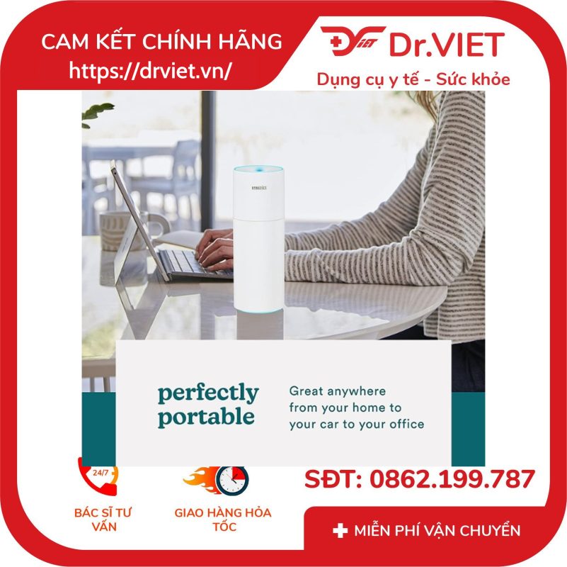 Máy tạo ẩm mini công nghệ siêu âm Homedics UHE-CMP15-WT