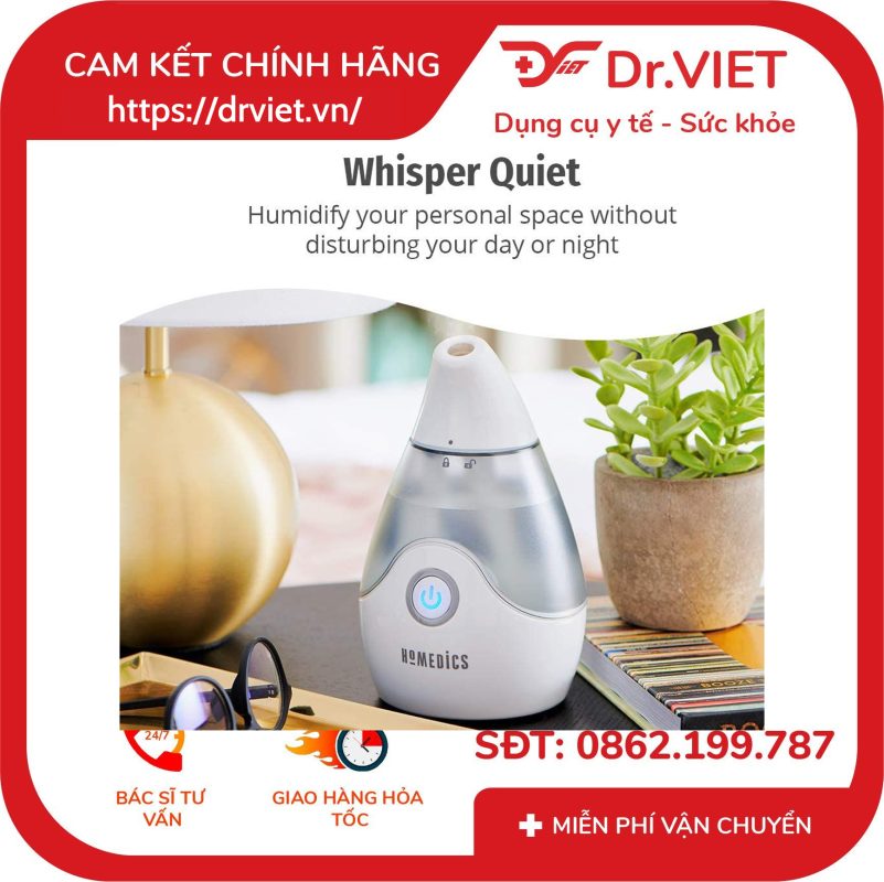 Máy tạo ẩm siêu âm khử khuẩn Homedics UHE-CM15-SO