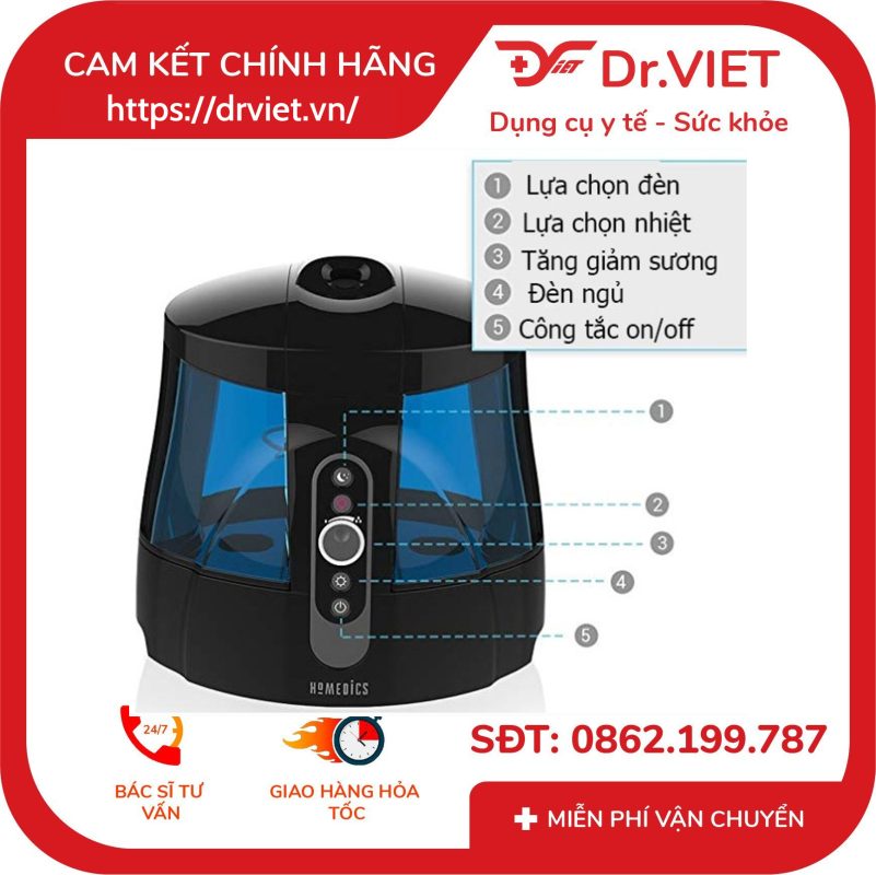 Máy tạo độ ẩm HoMedics UHE-WM70A