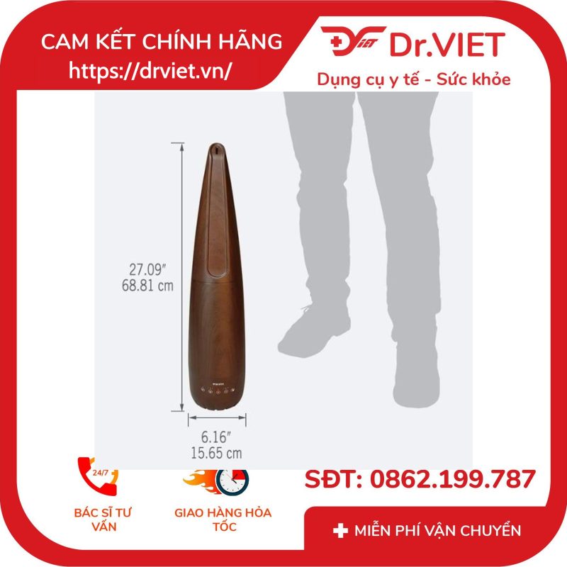 Máy tạo độ ẩm siêu âm khử khuẩn TotalComfort Deluxe HoMedics UHE-WM11BD 14 Máy tạo độ ẩm siêu âm khử khuẩn TotalComfort Deluxe HoMedics UHE-WM11BD
