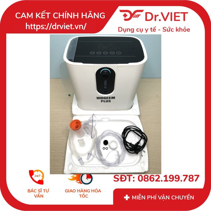 Máy tạo oxy 7 lít HIDGEEM Plus 15 Máy tạo oxy 7 lít HIDGEEM Plus