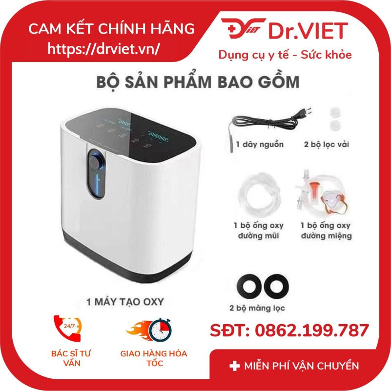 Máy tạo oxy 7 lít HIDGEEM Plus 18 Máy tạo oxy 7 lít HIDGEEM Plus