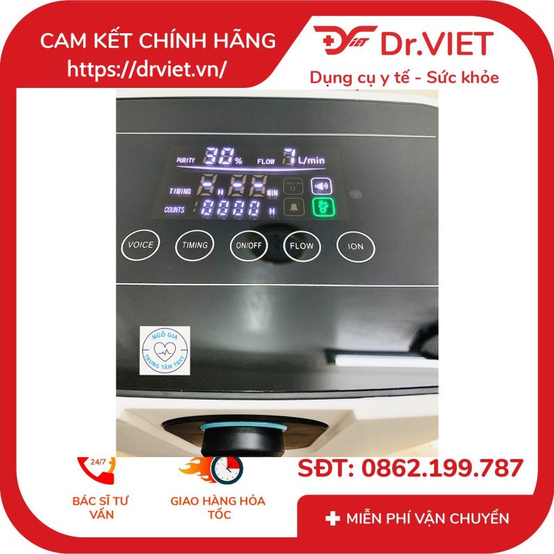 Alternative view of Máy tạo oxy 7 lít HIDGEEM Plus