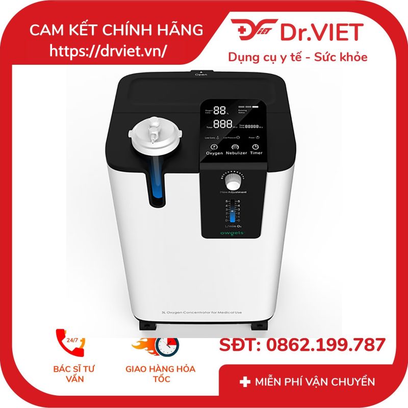 Máy tạo oxy Owgels OZ-5-01PW0 5 lít 12 Máy tạo oxy Owgels OZ-5-01PW0 5 lít