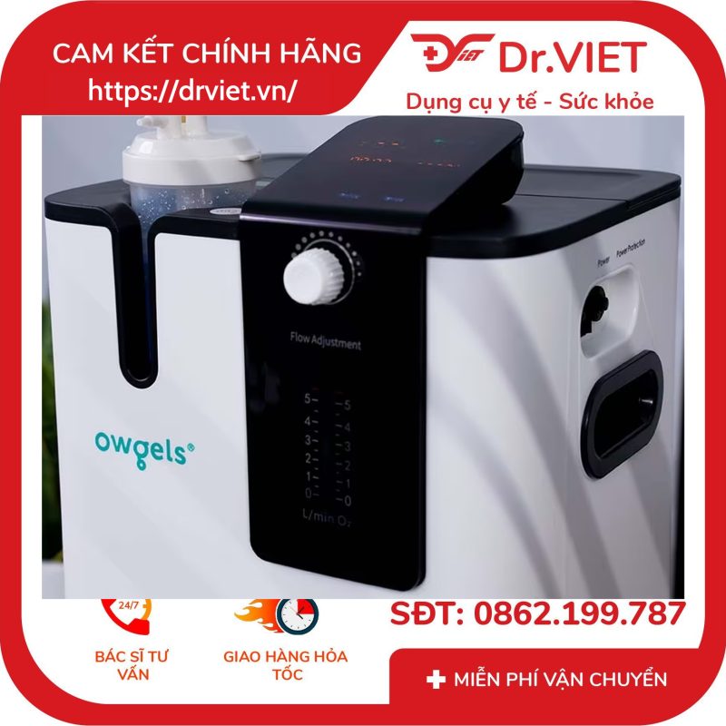 Máy tạo oxy Owgels OZ-5-01PW0 5 lít 15 Máy tạo oxy Owgels OZ-5-01PW0 5 lít
