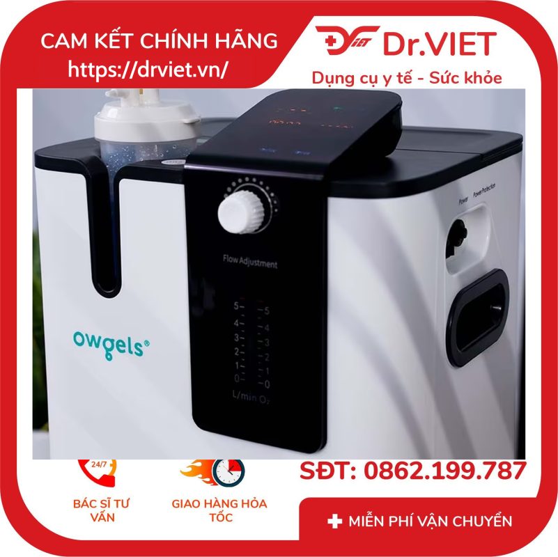 Máy tạo oxy Owgels OZ-5-01PW0 5 lít 16 Máy tạo oxy Owgels OZ-5-01PW0 5 lít