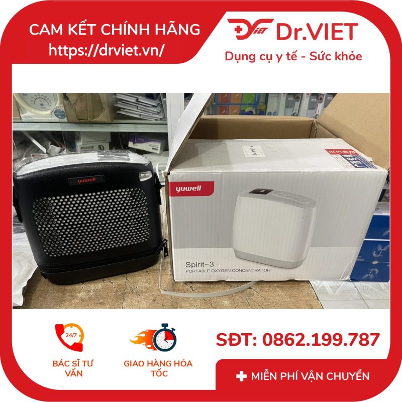 Máy tạo oxy xách tay Yuwell Spirit 3 12 Máy tạo oxy xách tay Yuwell Spirit 3
