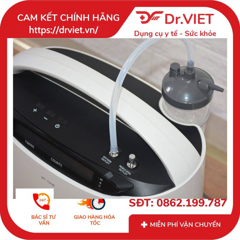 Máy tạo oxy y tế Yuwell 8F-5AW 12 Máy tạo oxy y tế Yuwell 8F-5AW