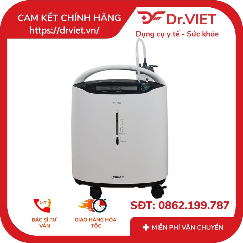 Máy tạo oxy y tế Yuwell 8F-5AW