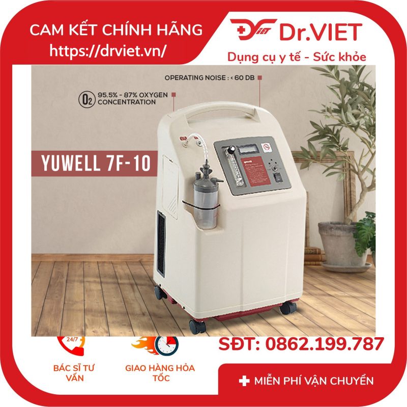 Máy tạo oxy Yuwell 10 lít 7F-10W
