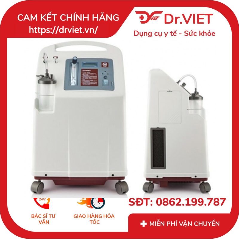 Máy tạo oxy Yuwell 10 lít 7F-10W 12 Máy tạo oxy Yuwell 10 lít 7F-10W