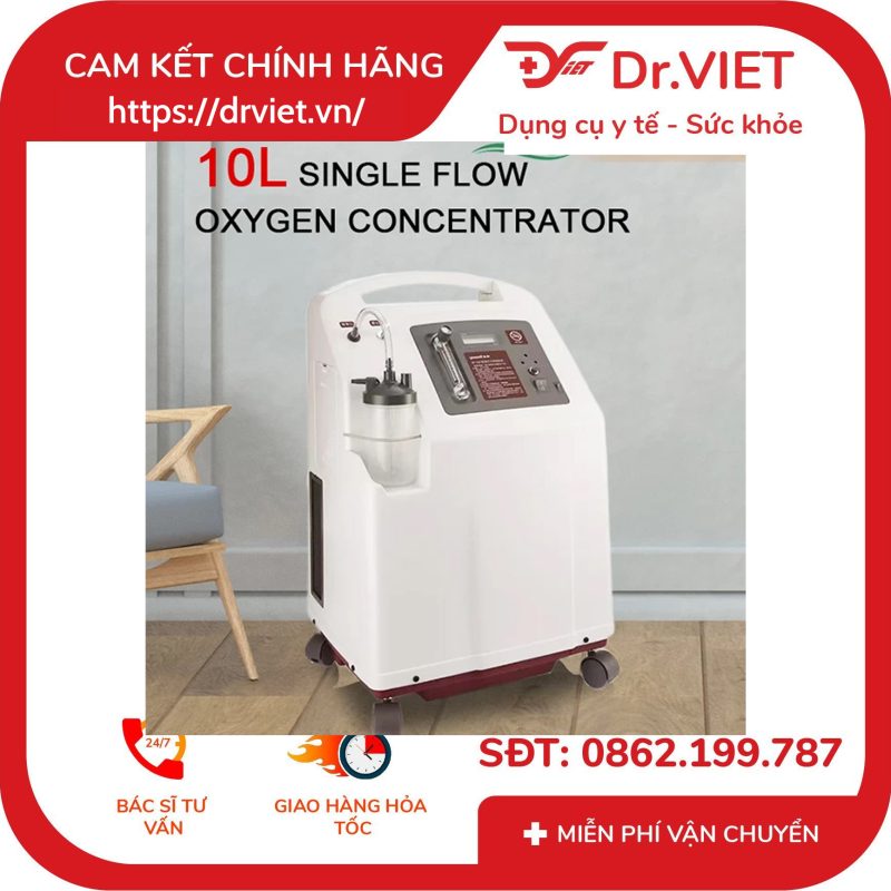 Máy tạo oxy Yuwell 10 lít 7F-10W 13 Máy tạo oxy Yuwell 10 lít 7F-10W