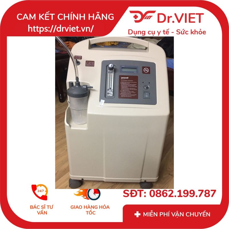 Máy tạo oxy Yuwell 10 lít 7F-10W