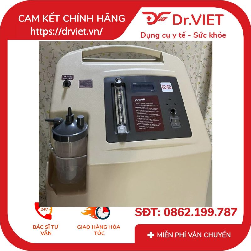 Máy tạo oxy Yuwell 10 lít 7F-10W 15 Máy tạo oxy Yuwell 10 lít 7F-10W