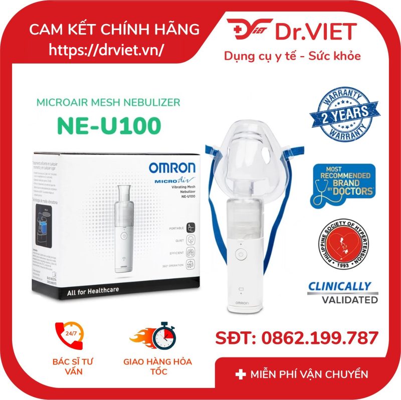 Máy xông khí dung dạng lưới Omron NE-U100