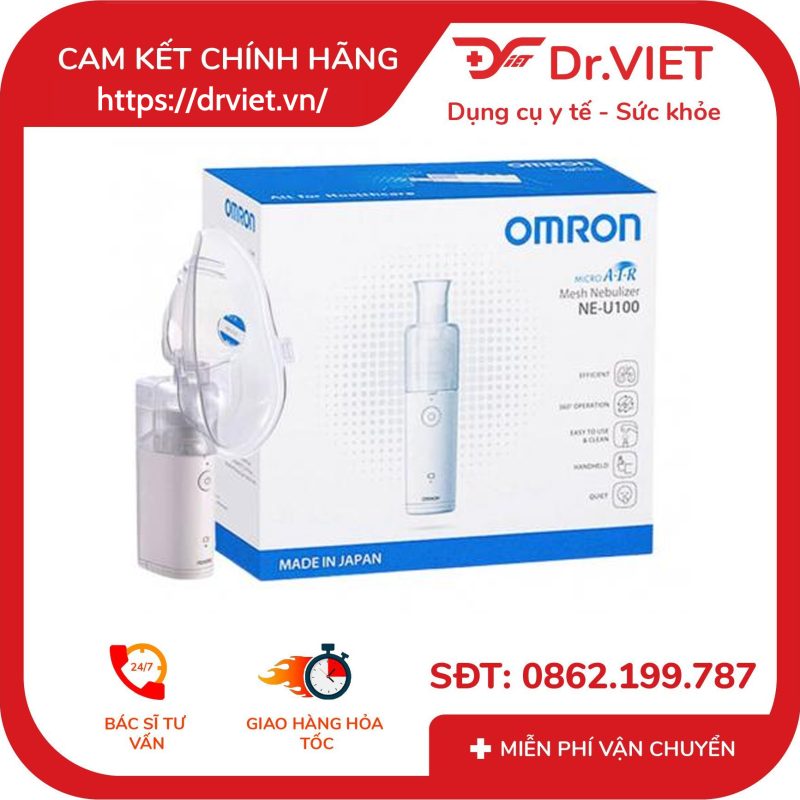 Máy xông khí dung dạng lưới Omron NE-U100 12 Máy xông khí dung dạng lưới Omron NE-U100