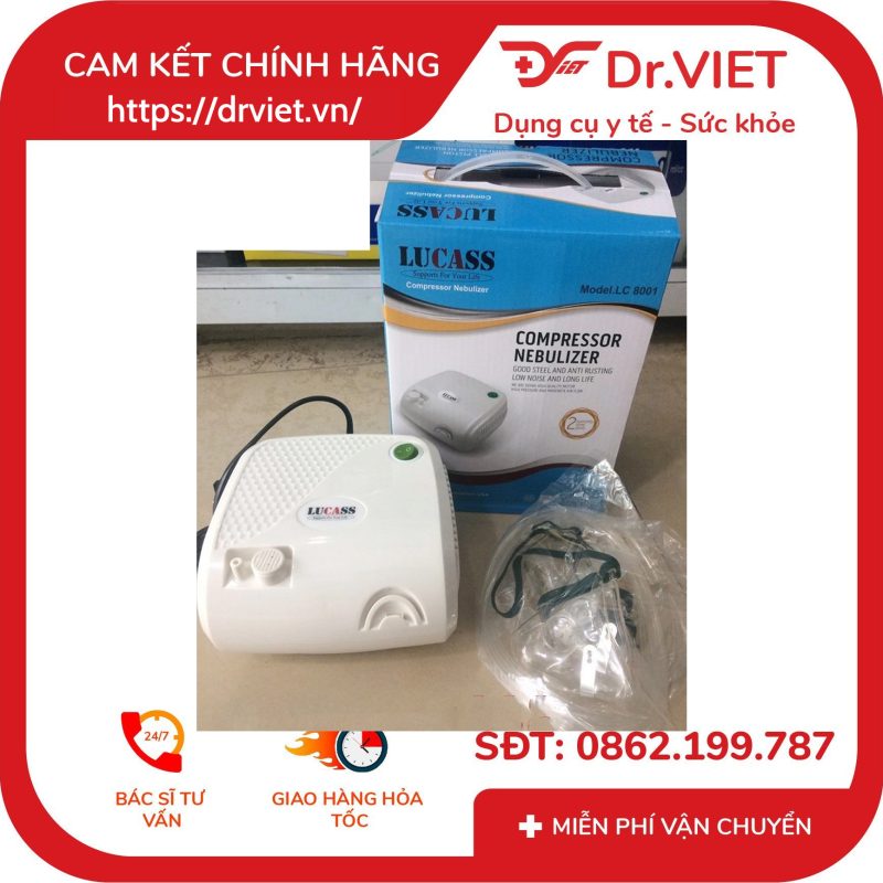 Máy xông khí dung Lucass LC 8002 10 Máy xông khí dung Lucass LC 8002