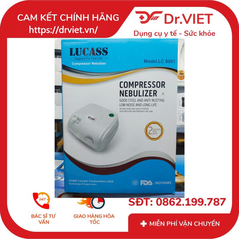 Máy xông khí dung Lucass LC 8002 12 Máy xông khí dung Lucass LC 8002
