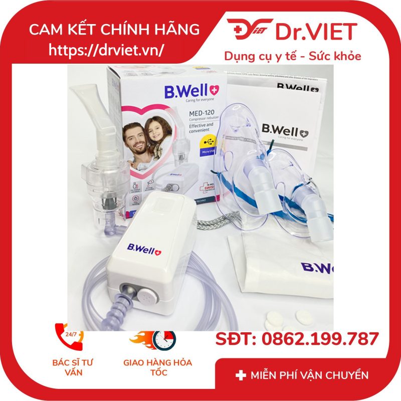Máy xông mũi họng B.Well Swiss MED-120