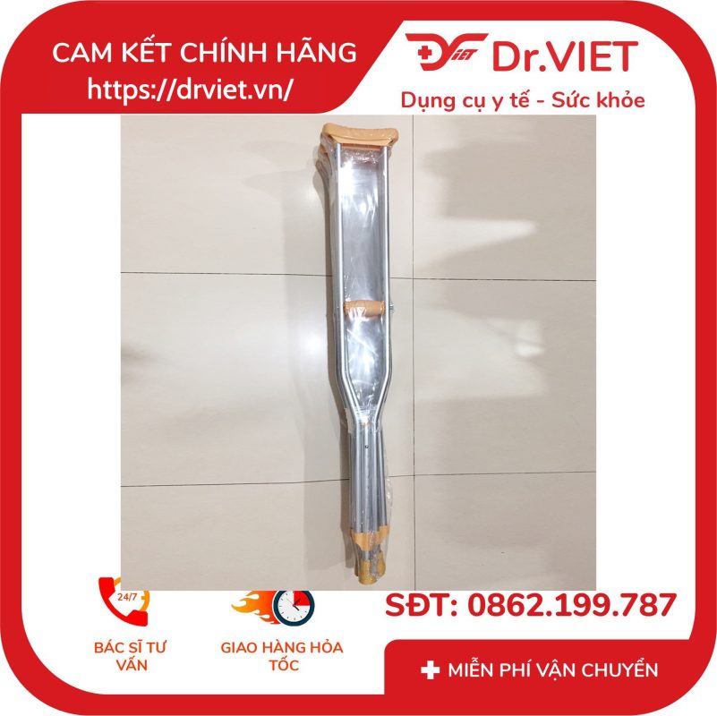 Nạng Nhôm Chống Nách TAJERMY TJM-NN01