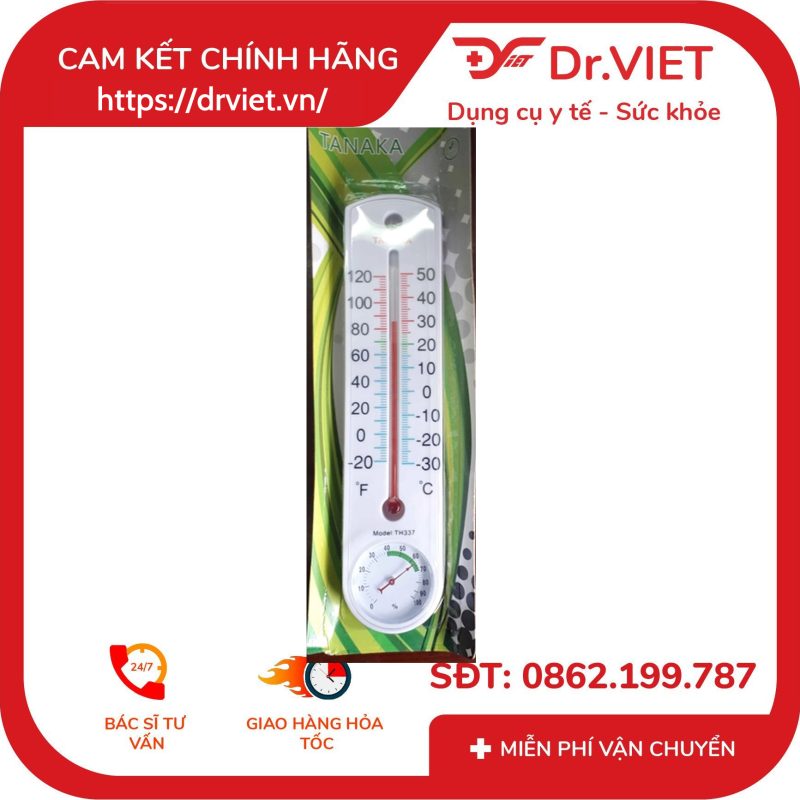 Nhiệt Ẩm Kế Cột Tanaka TH337