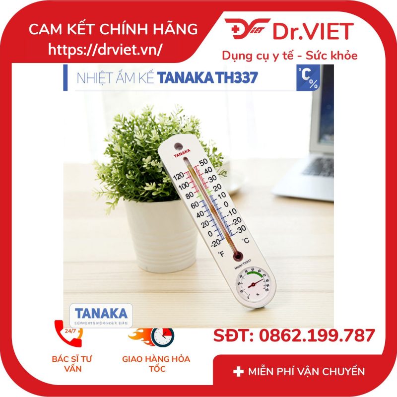 Nhiệt Ẩm Kế Cột Tanaka TH337