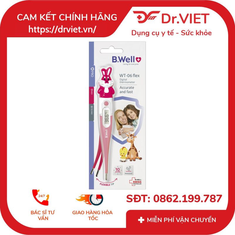 Nhiệt Kế Điện Tử B.Well Swiss WT-06 flex 9 Nhiệt Kế Điện Tử B.Well Swiss WT-06 flex