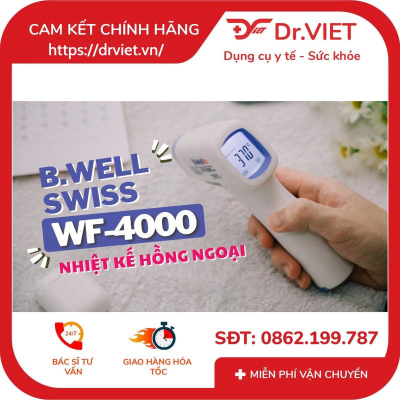 Nhiệt kế hồng ngoại B.Well Swiss WF-4000 11 Nhiệt kế hồng ngoại B.Well Swiss WF-4000