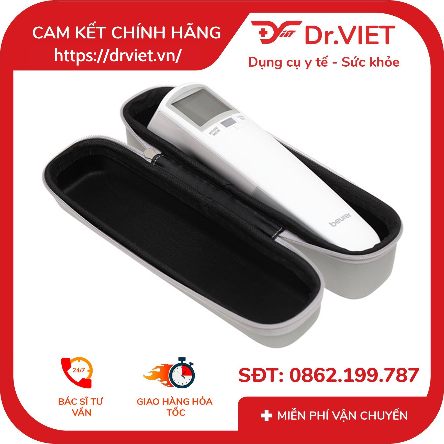 Nhiệt kế hồng ngoại Beurer FT100 6 Nhiệt kế hồng ngoại Beurer FT100