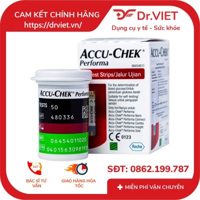 Que thử đường huyết Accu-Chek Performa 14 Que thử đường huyết Accu-Chek Performa