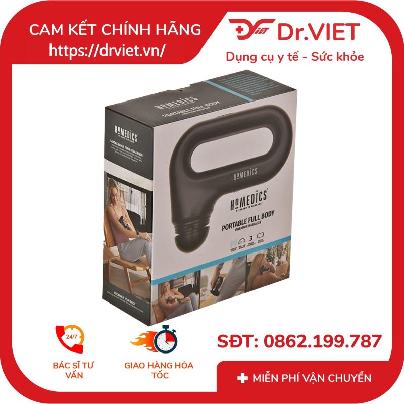 Súng massage cầm tay Homedics HHP-120 14 Súng massage cầm tay Homedics HHP-120