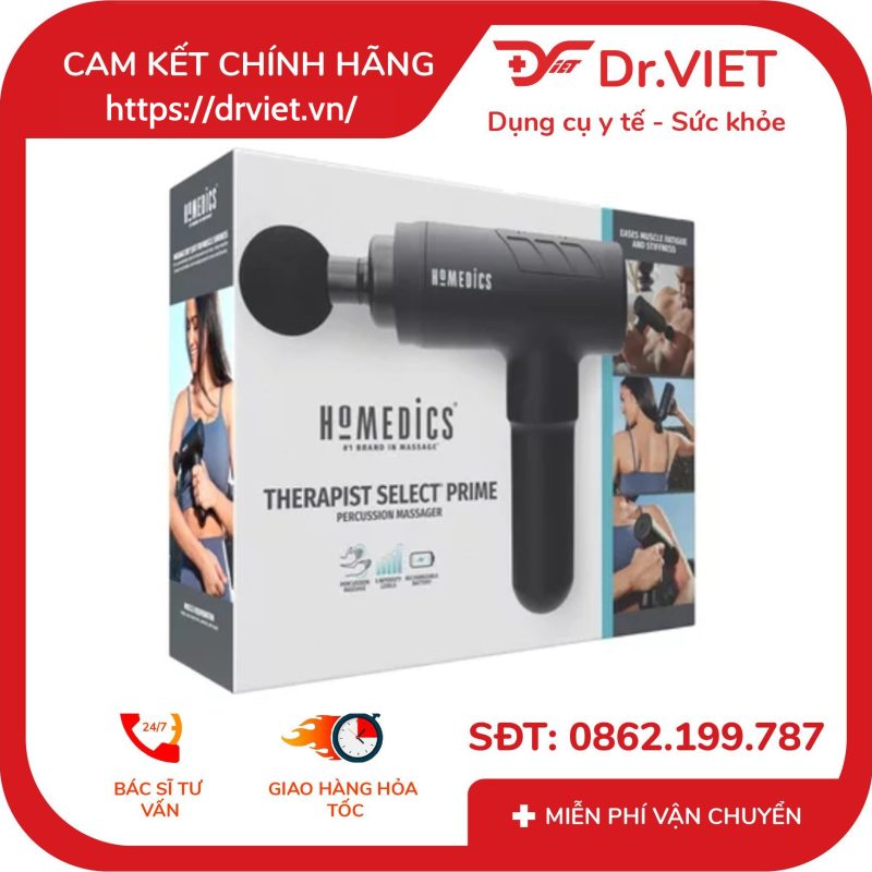 Súng massage cầm tay Homedics HHP-680 13 Súng massage cầm tay Homedics HHP-680