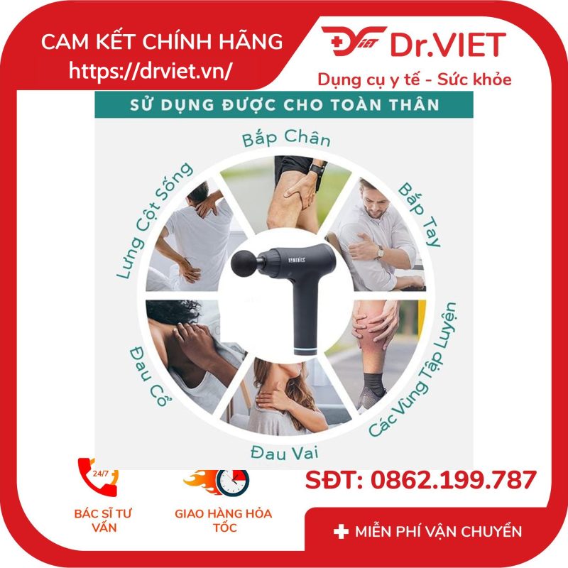 Súng massage cầm tay HoMedics HHP-745 11 Súng massage cầm tay HoMedics HHP-745