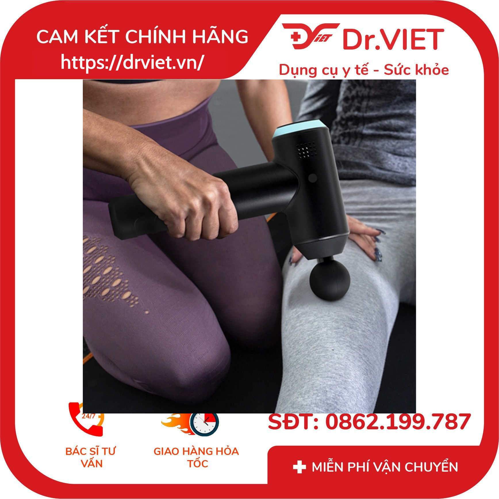 Súng massage cao cấp HoMedics PGM-200A 4 Súng massage cao cấp HoMedics PGM-200A