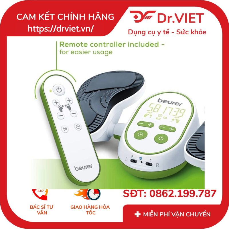 Thiết bị kích thích lưu thông bàn chân EMS Beurer FM250 14 Thiết bị kích thích lưu thông bàn chân EMS Beurer FM250