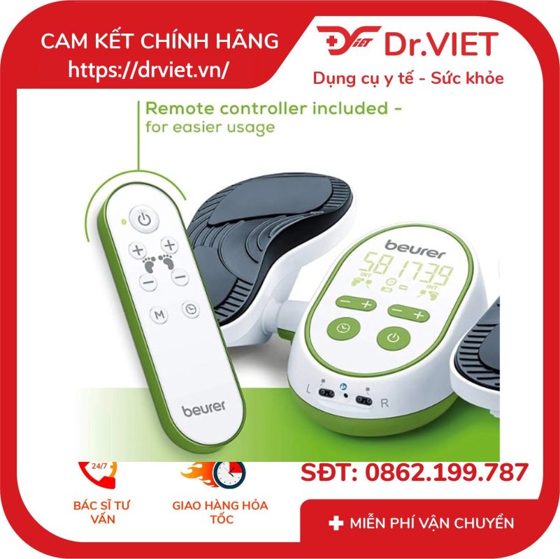 Thiết bị kích thích lưu thông bàn chân EMS Beurer FM250 16 Thiết bị kích thích lưu thông bàn chân EMS Beurer FM250