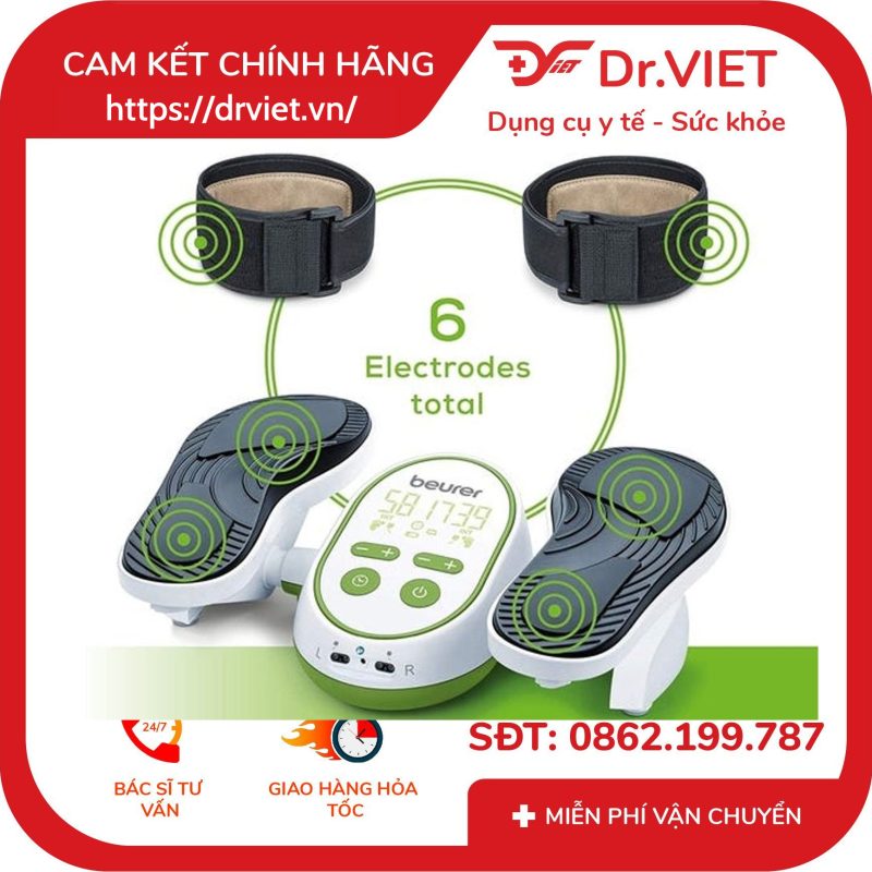Thiết bị kích thích lưu thông bàn chân EMS Beurer FM250 15 Thiết bị kích thích lưu thông bàn chân EMS Beurer FM250