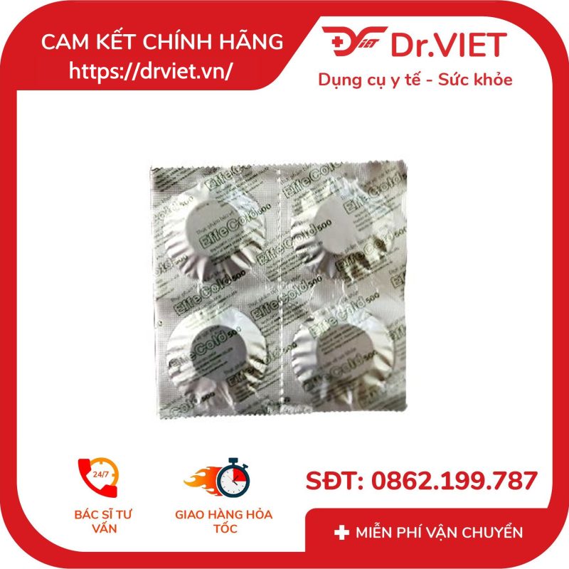 Viên sủi giảm đau nhanh Effe Cold 500