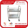 Xe đẩy inox 2 tầng 40 x 60 không hộc