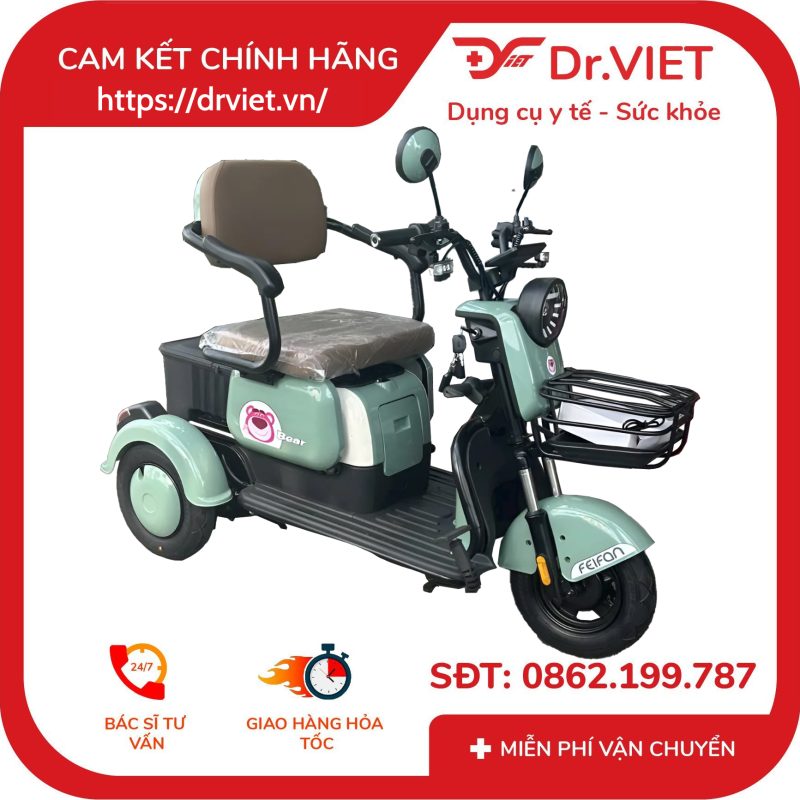 Xe điện 3 bánh Tajermy TJM-XT01 11 Xe điện 3 bánh Tajermy TJM-XT01