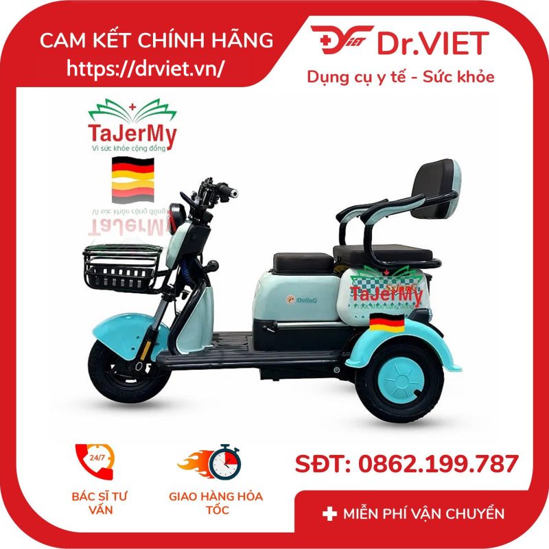 Xe điện 3 bánh Tajermy TJM-XT01 12 Xe điện 3 bánh Tajermy TJM-XT01