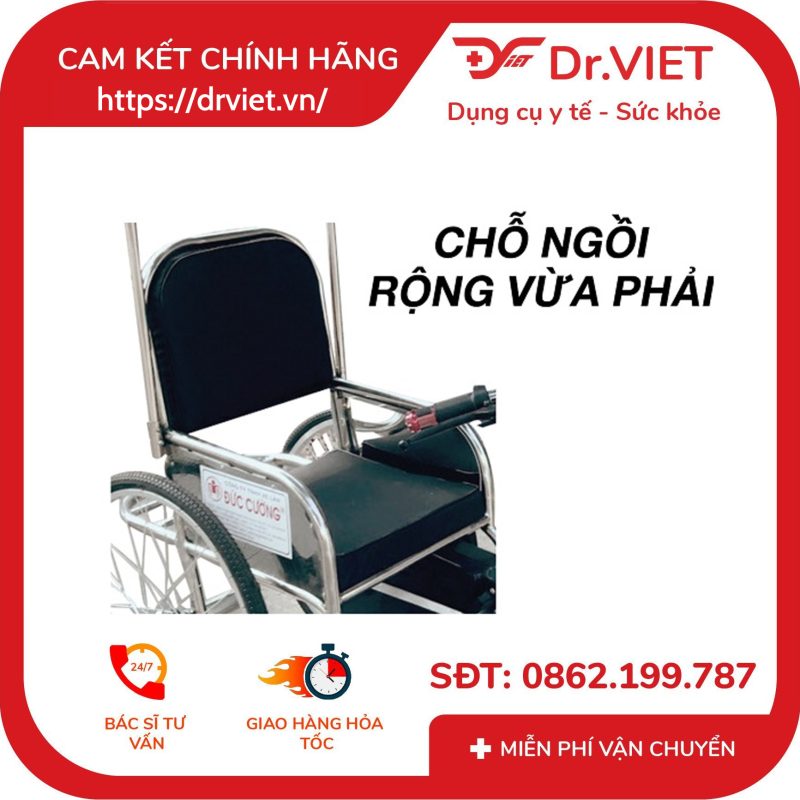 Xe Lắc Tay Sắt STD ngã nằm có mui Đức Cường DCL03