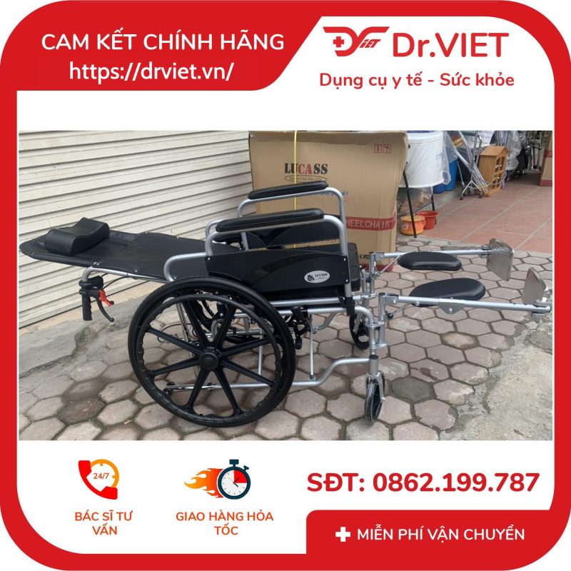 Xe lăn đa năng nhôm Lucass X-7LB (X88) 13 Xe lăn đa năng nhôm Lucass X-7LB (X88)