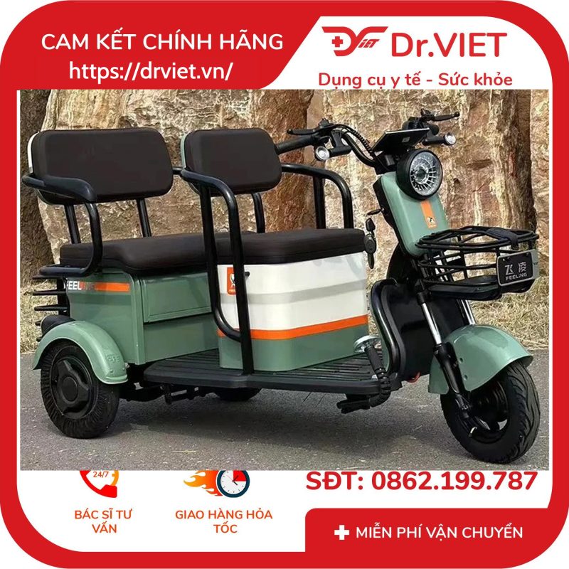 Xe lăn điện 3 bánh cao cấp Tajermy TJM-XT03 10 Xe lăn điện 3 bánh cao cấp Tajermy TJM-XT03
