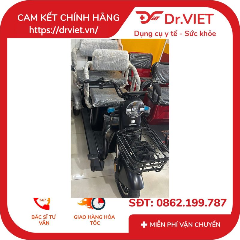 Xe lăn điện 3 bánh cao cấp Tajermy TJM-XT03 12 Xe lăn điện 3 bánh cao cấp Tajermy TJM-XT03