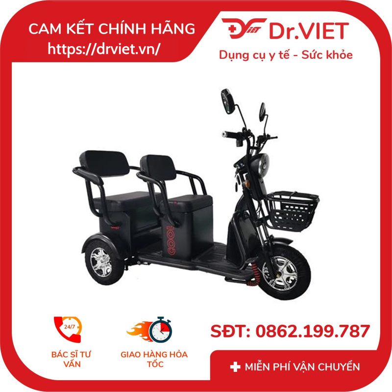 Xe lăn điện 3 bánh cao cấp Tajermy TJM-XT03