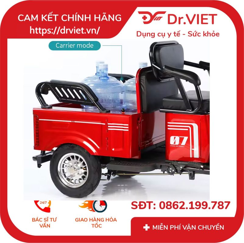 Xe lăn điện 3 bánh Tajermy TJM-XT04 13 Xe lăn điện 3 bánh Tajermy TJM-XT04